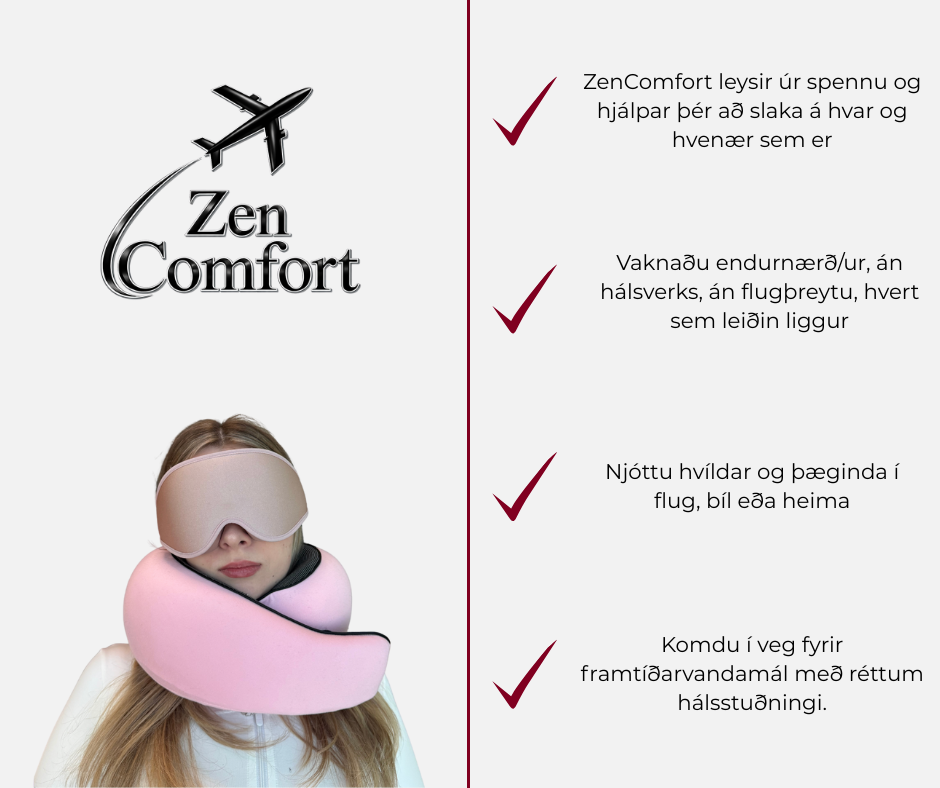 ZenComfort Ferðapúðinn