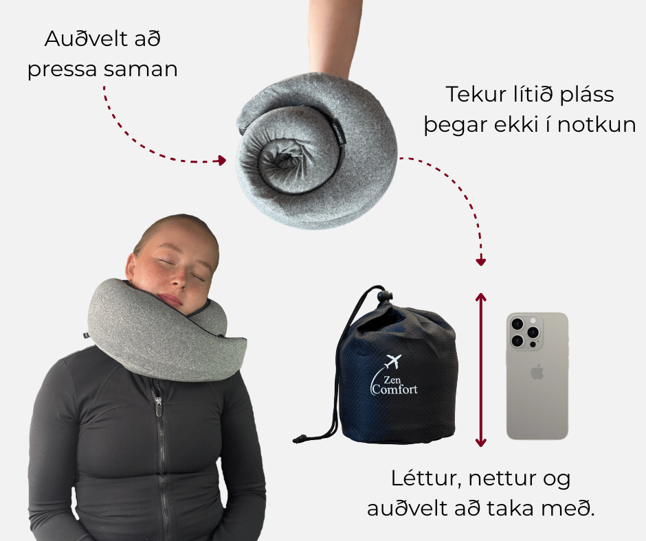 ZenComfort Ferðapúðinn