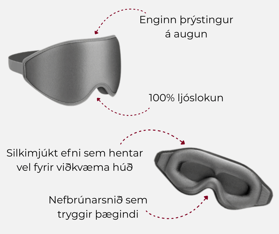 ZenComfort Hágæða Svefngríma