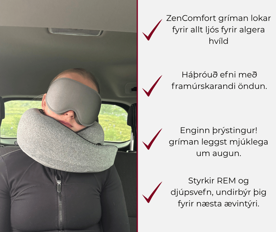 ZenComfort Hágæða Svefngríma
